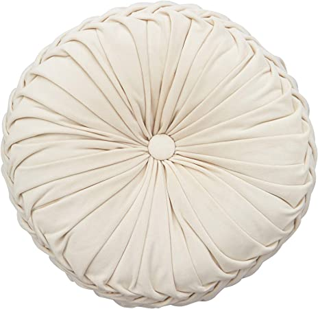 Ivory Round Pillows