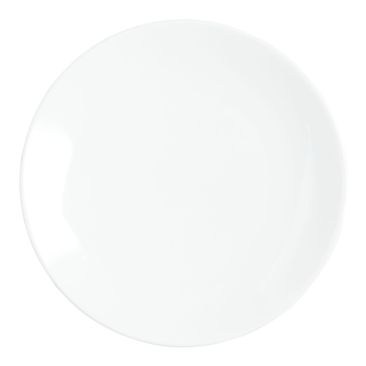 White Porcelain Coupe Appetizer Plate