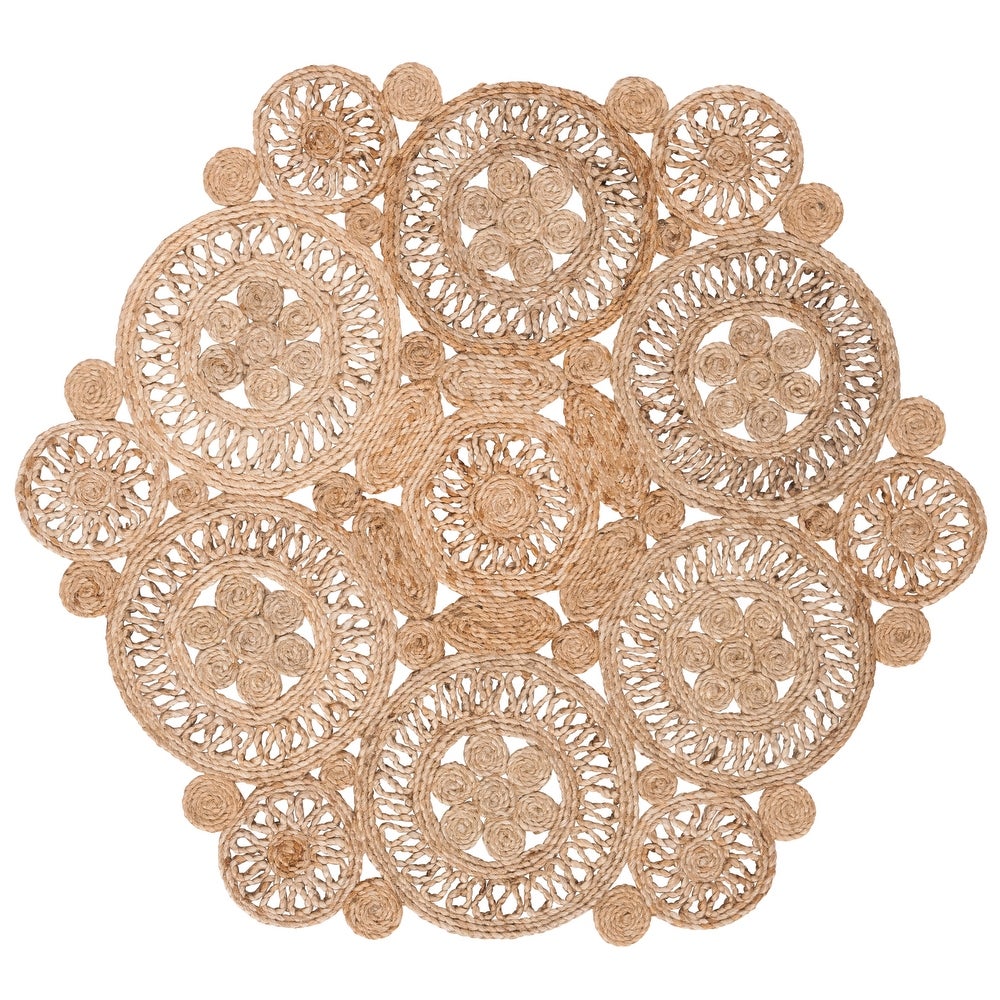 Flora: Round Jute Rug