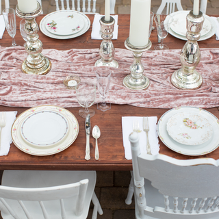 Mercury Glass Candlestick Collection