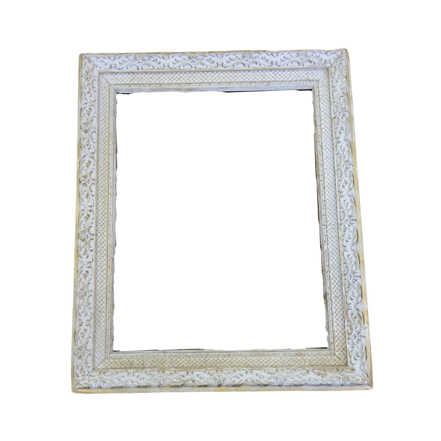 Carved Cream & Gold Frame - Large