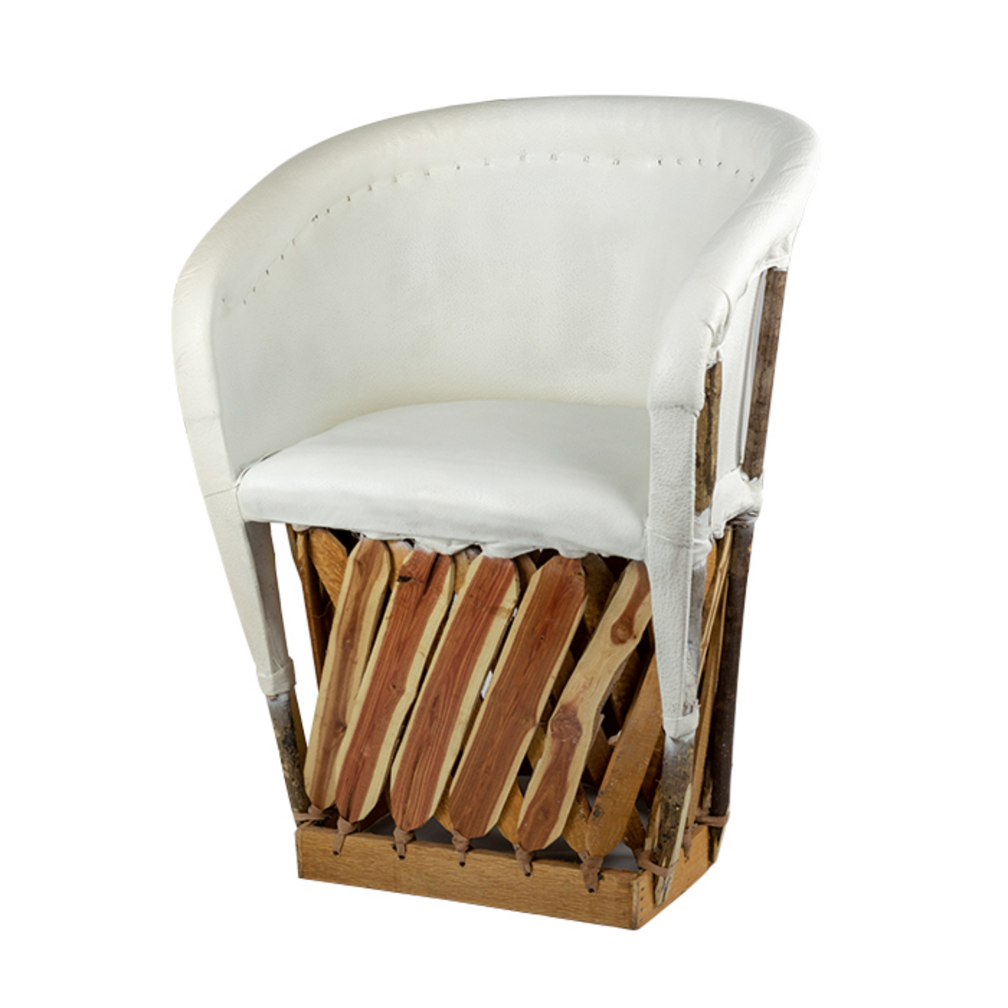 Equipale Barrel Chair - White