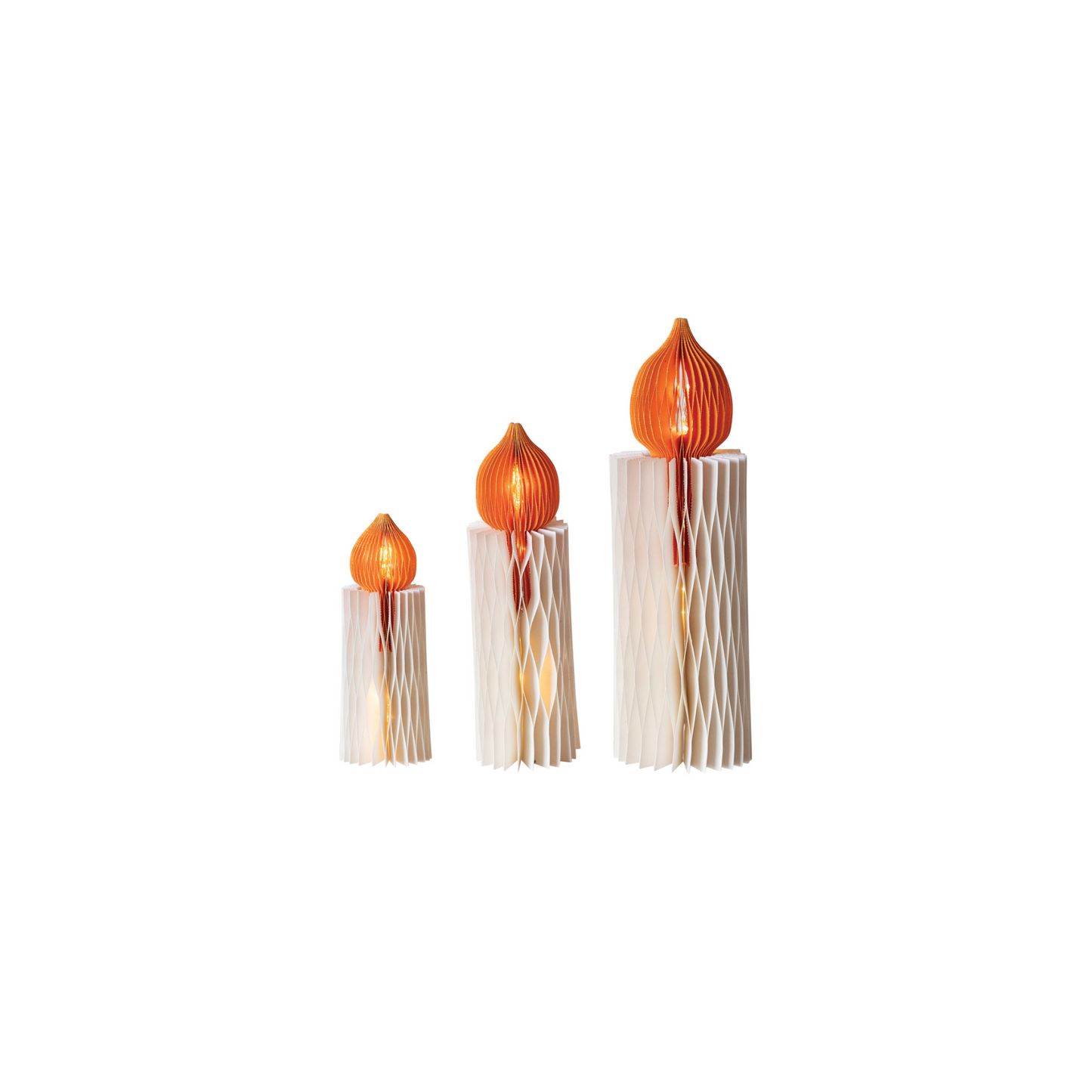 Honeycomb Candle: Set of 3