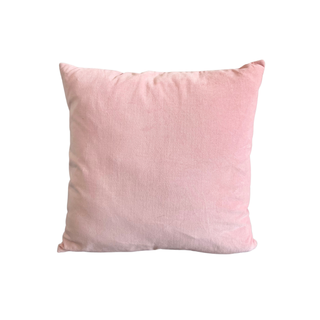 Blush Velvet Accent Pillow