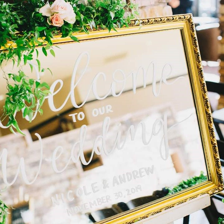 Gold Mirror Thin Frame