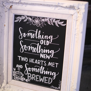 White Ornate Frame