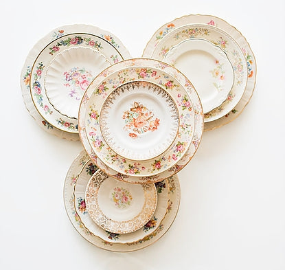Vintage Floral Plate Collection | B&B/Dessert