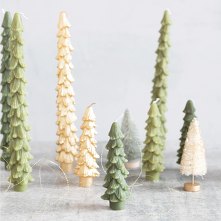 Ever Green Tree Taper Candle