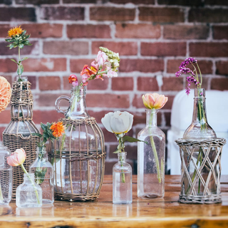 Wicker Wrapped Bottle