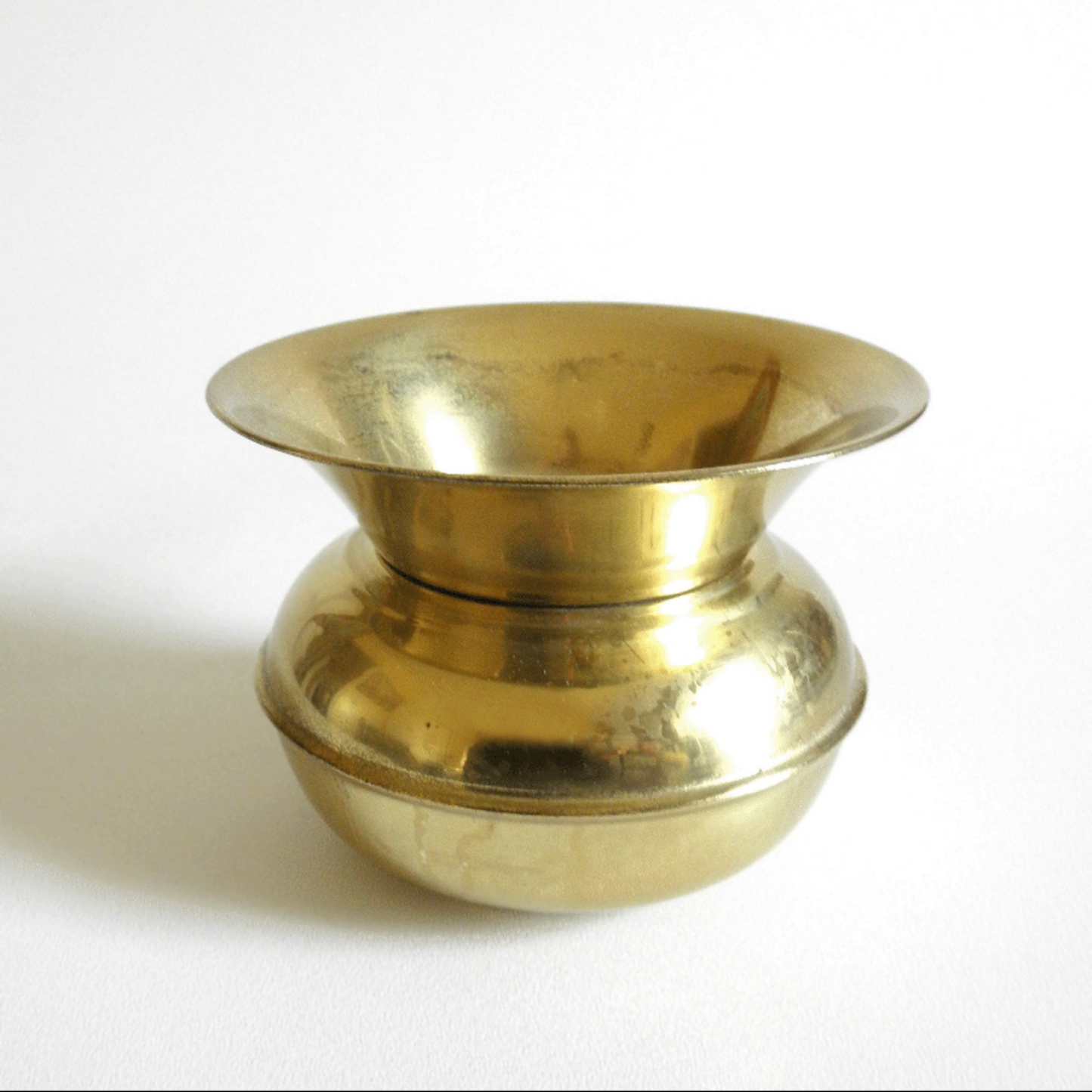 Vintage Brass Spittoon