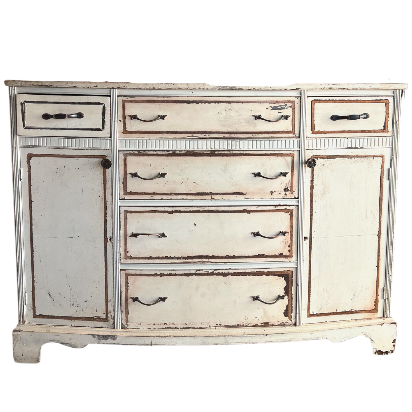 Vintage Ivory Side Board