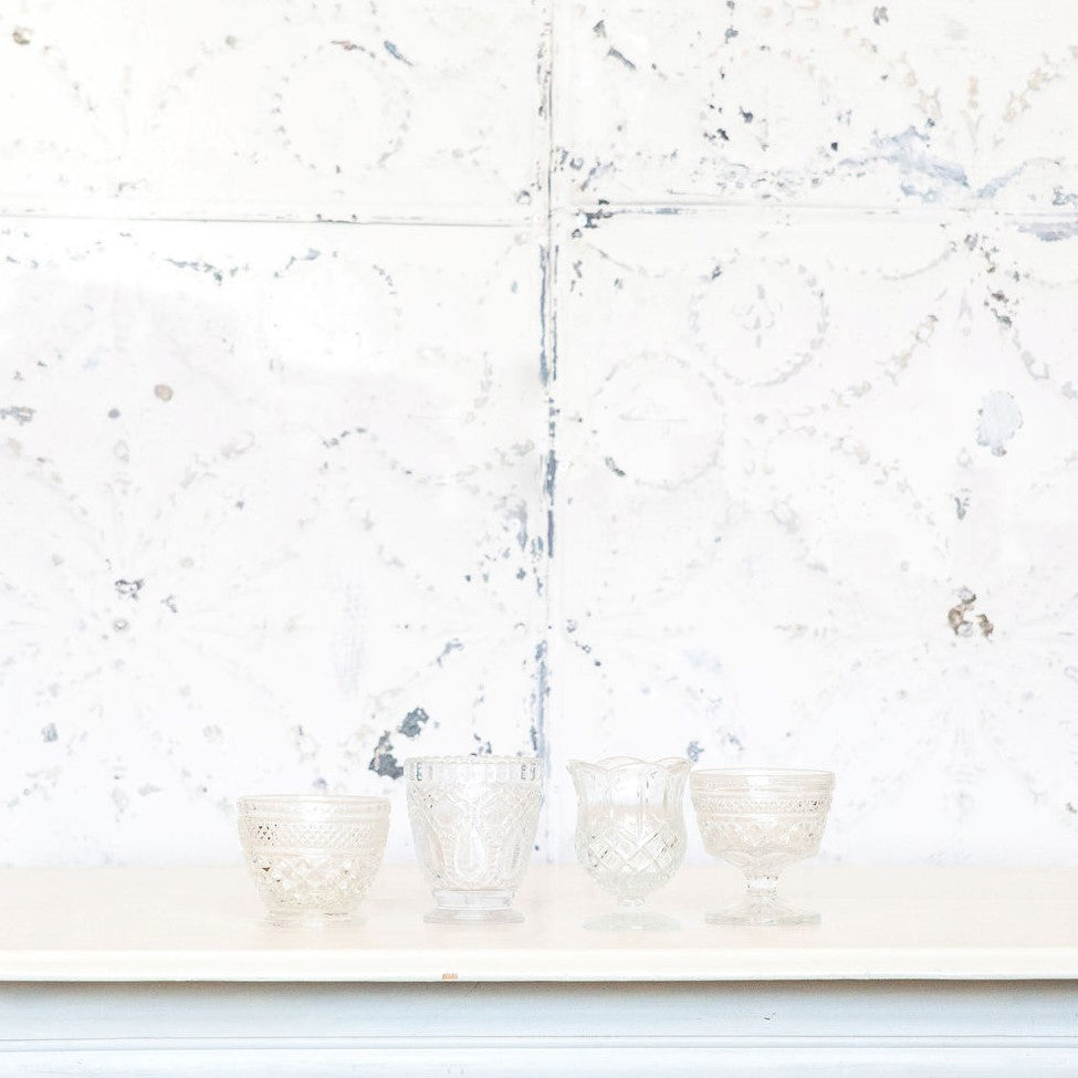 Crystal Cut Glass Dish/Votive