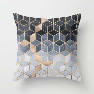 Grey Mosaic Pillow