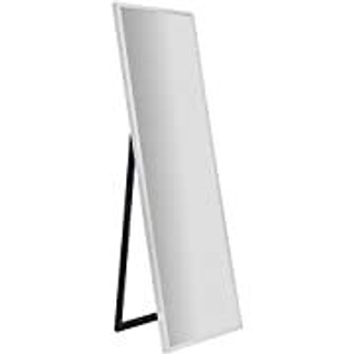 White/Silver Standing Mirror