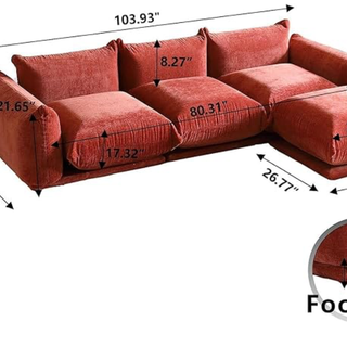 Red Hot Modular Lounge