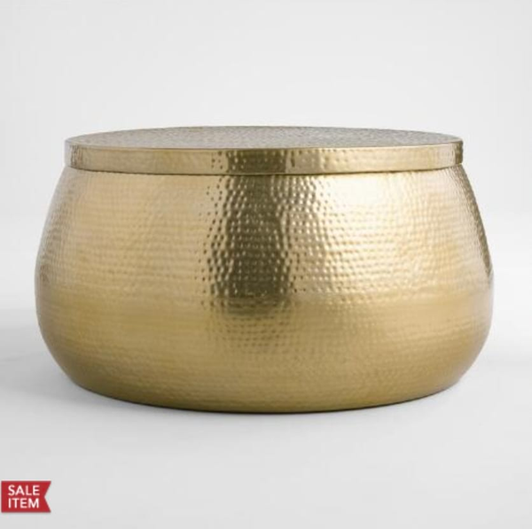 Gold Deccan Drum Table