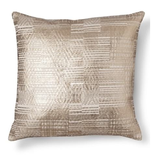 Patterned Gold Shimmer Pillow