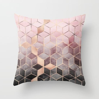 Pink Mosaic Pillow