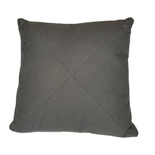 Grey X Pillow