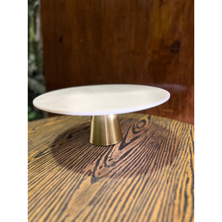 Marble & Gold Cake Stand