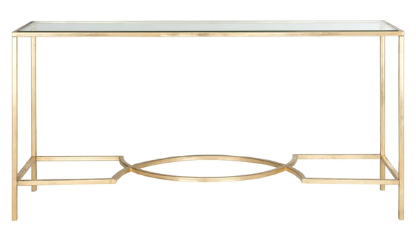 Gold Console Table
