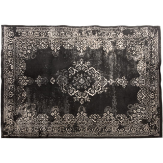 Black Medallion Rug