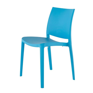 Blue Resin Chair