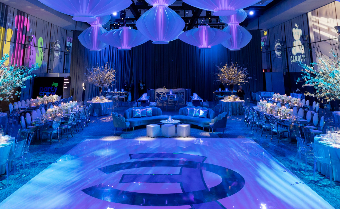 Swan Sea Blue Sofa – Silver Legs