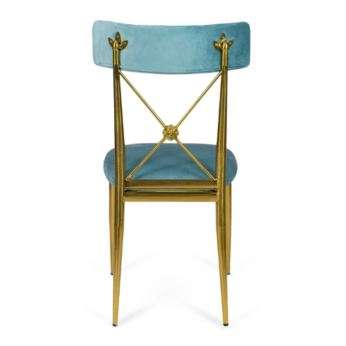 Venice Chair Gold - Sage Green
