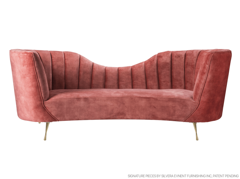 Hollywood Coral – Gold Legs