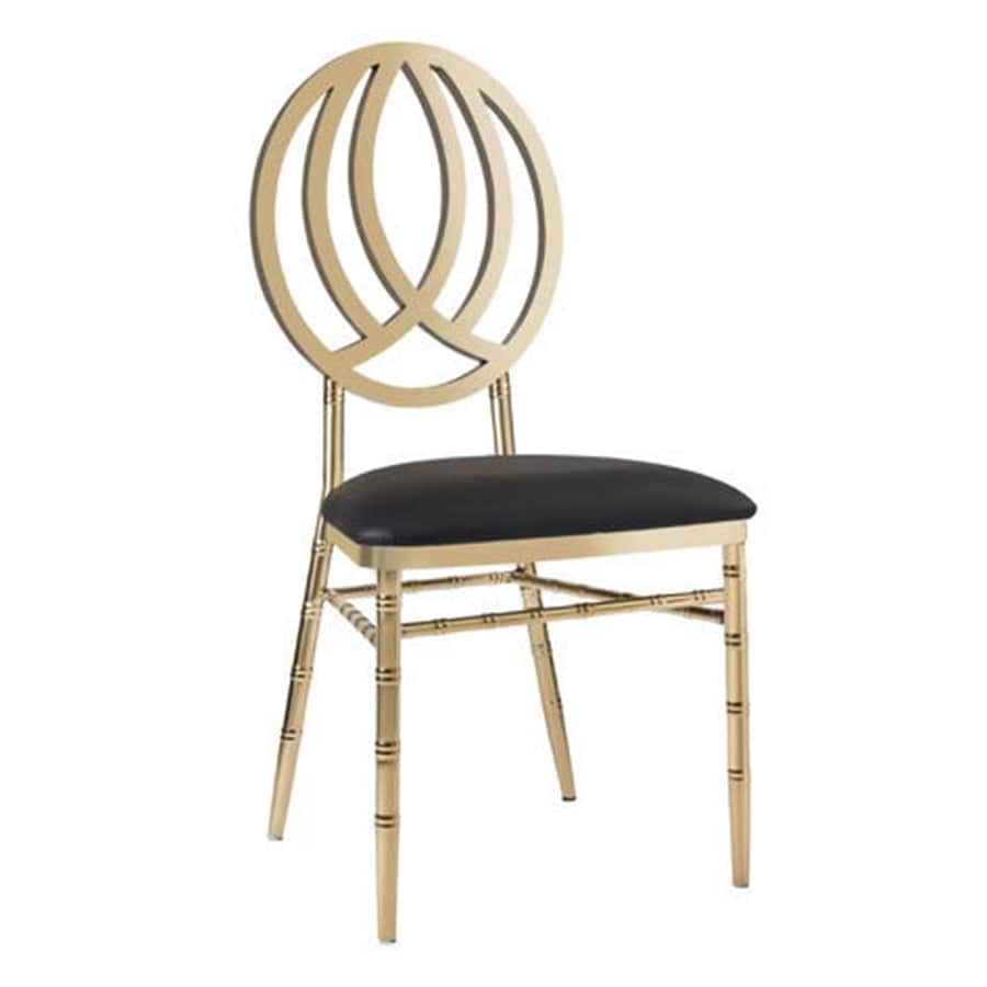Pride Dining Chair - Black And Gold