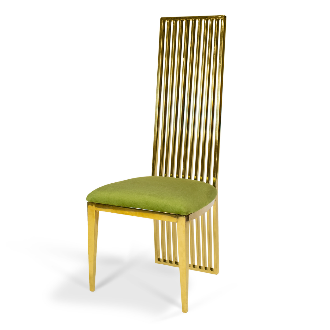 Aura Chair Lime And Gold