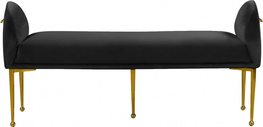 Black Velvet Bench