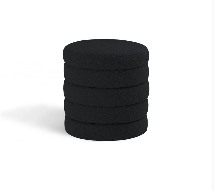 Avery Ottoman Black