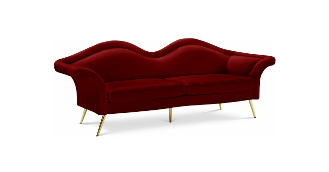 Lips Velvet Sofa