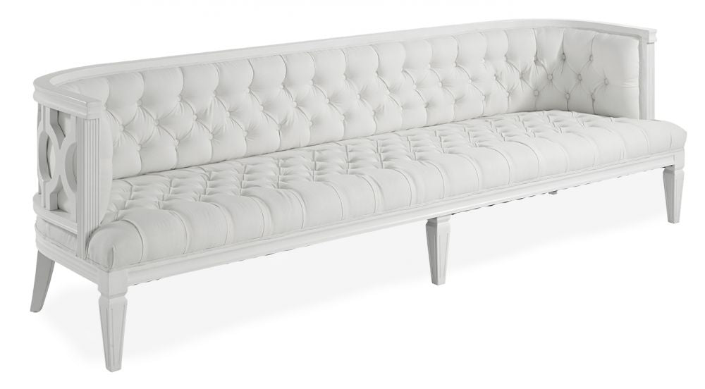 Milano Sofa White Linen