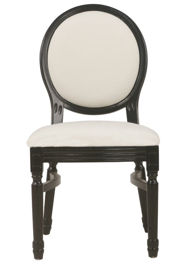 Ami Black Chair - White