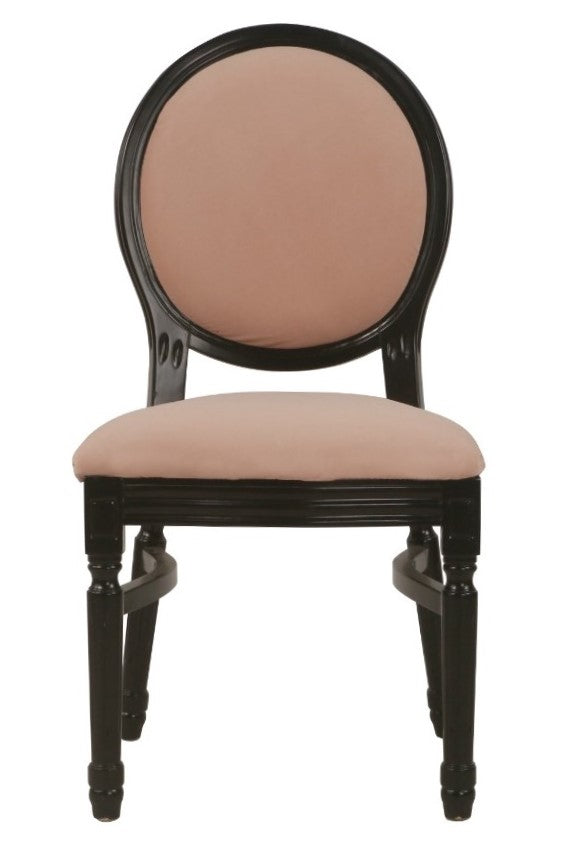 Ami Black Chair - Blush