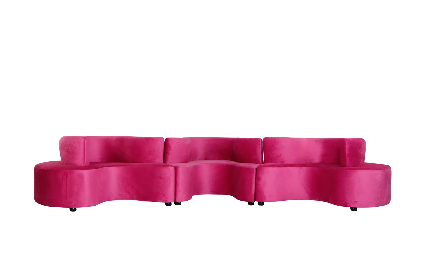 Serpentine Sofa Magenta