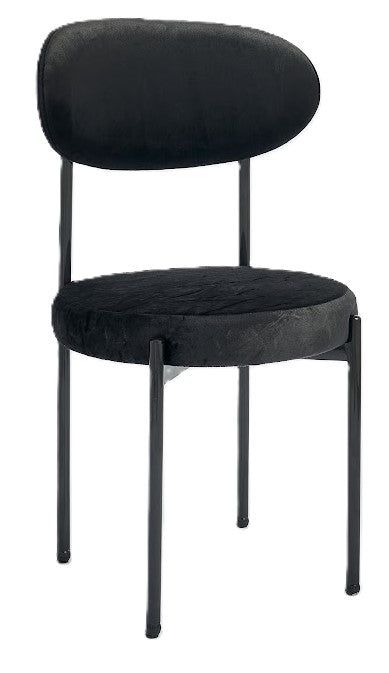 Adara Black Chair - Black/Black