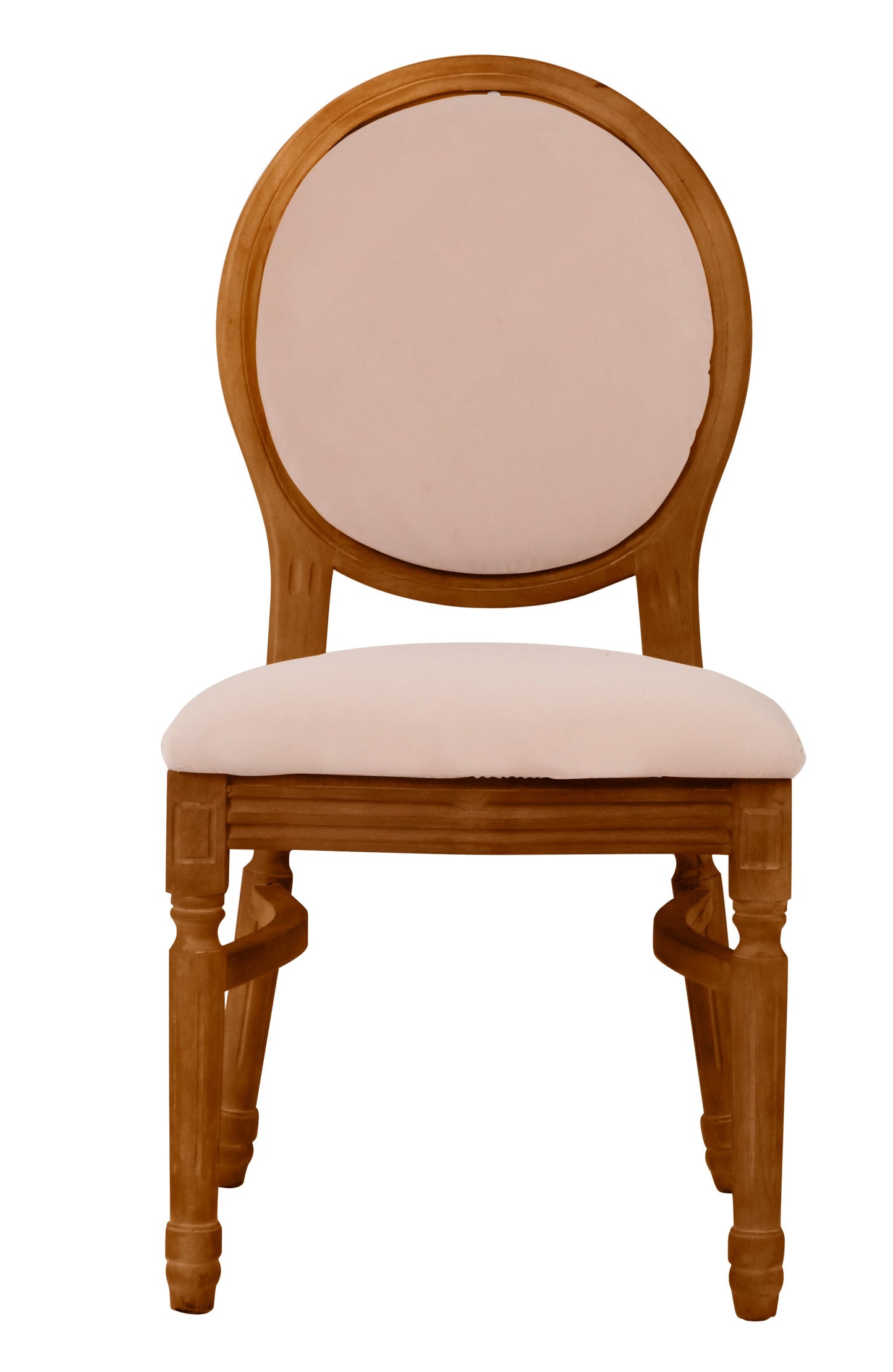 Ami Mahogany Chair - Blush