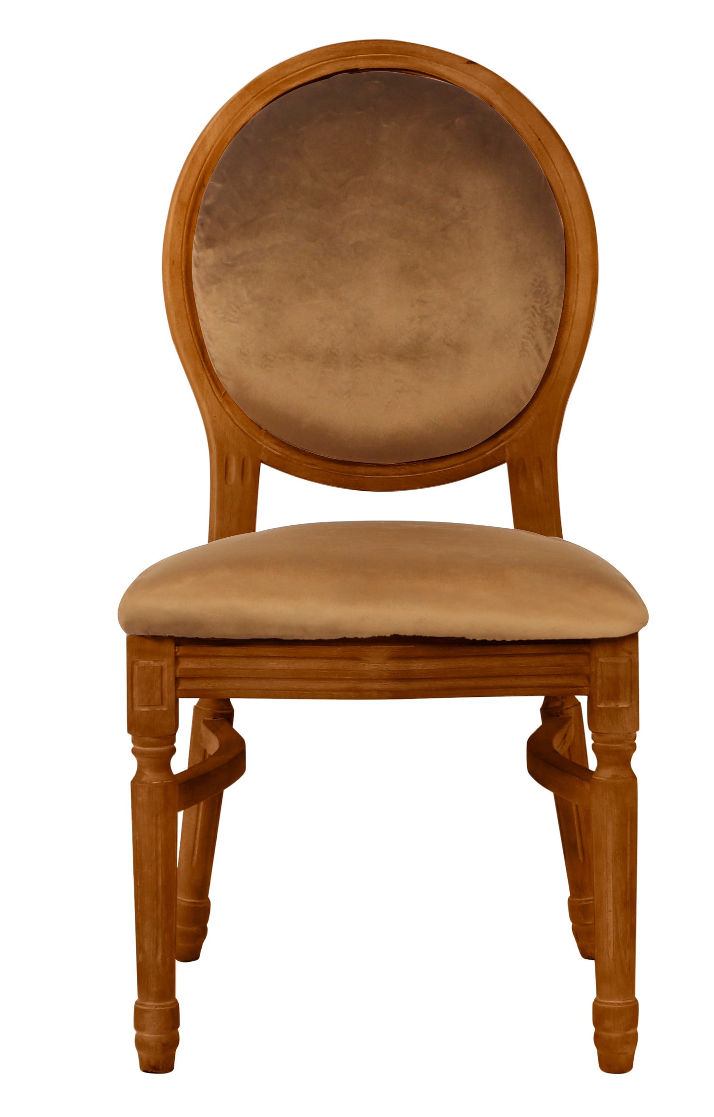 Ami Mahogany Chair - Champagne