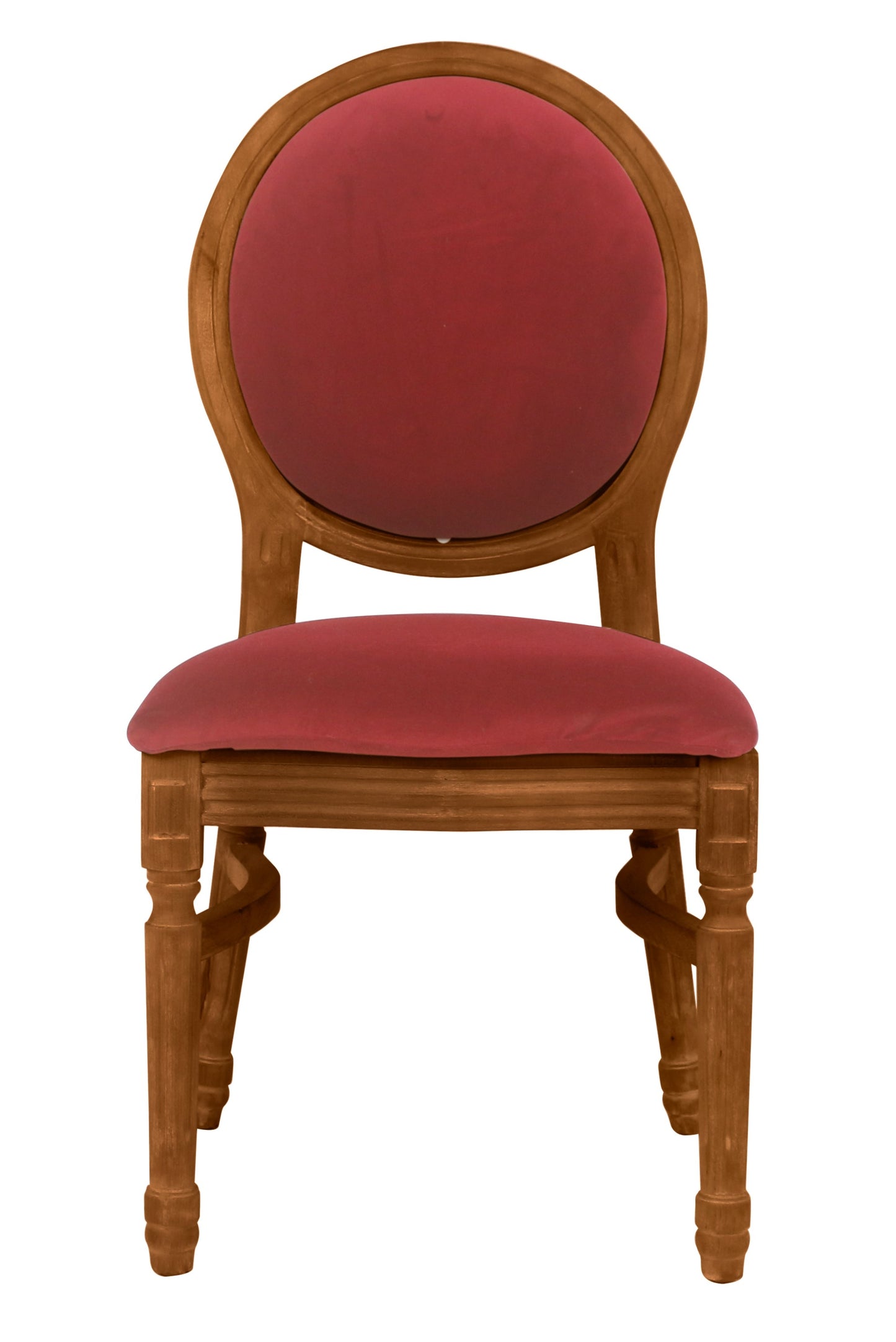Ami Mahogany Chair - Maroon