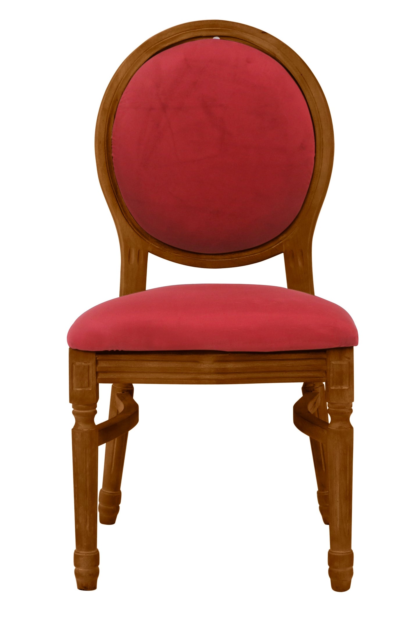 Ami Mahogany Chair - Red