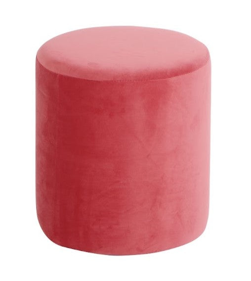 Round Ottoman Plum