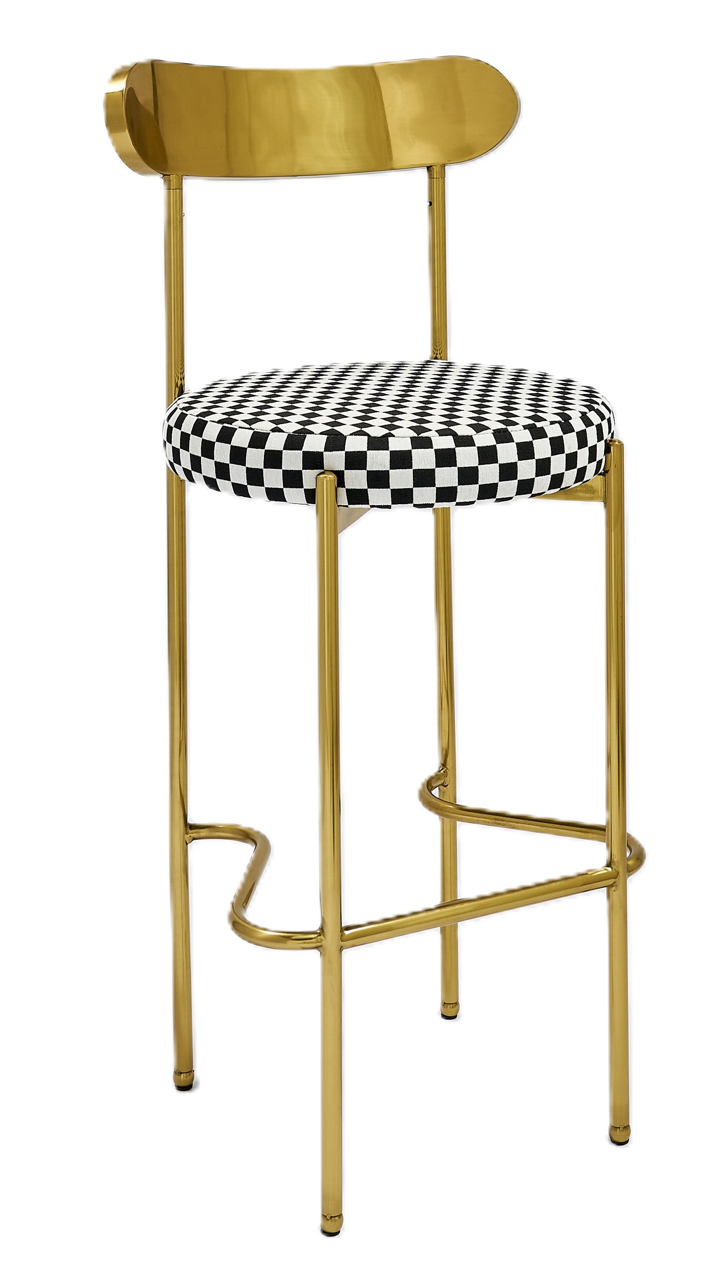 Ezra Gold Barstool - Mackenzie