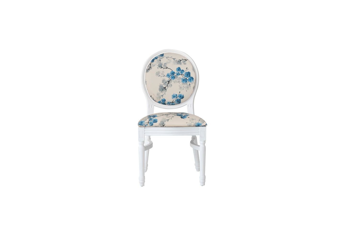 Ami White Chair - Azul