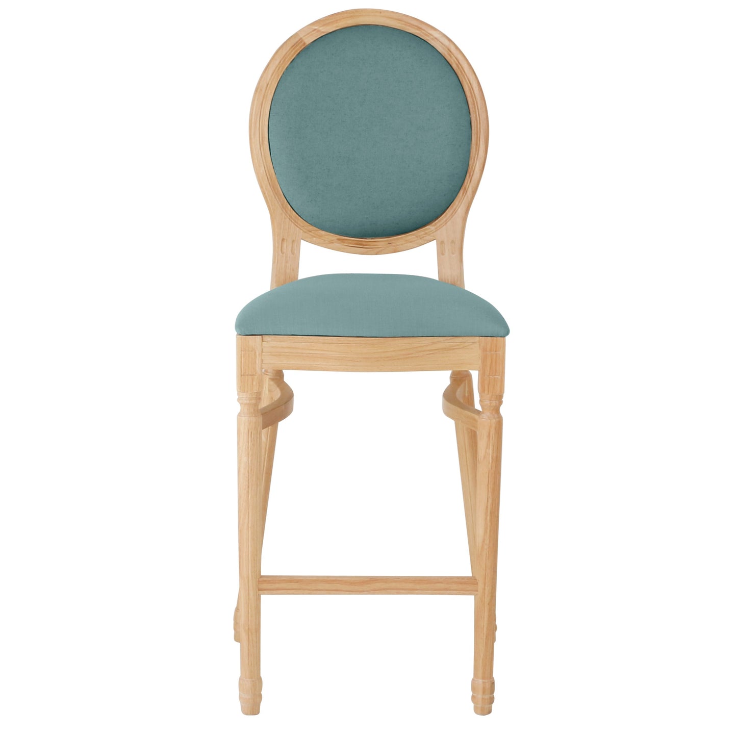Ami Natural Barstool - Sage Green