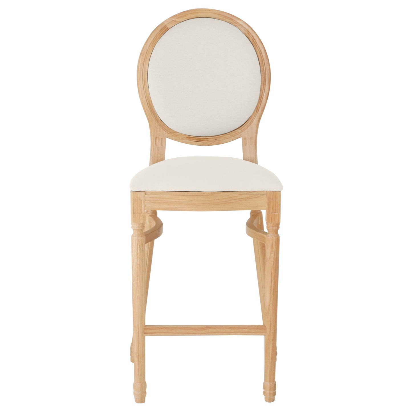 Ami Natural Barstool - White