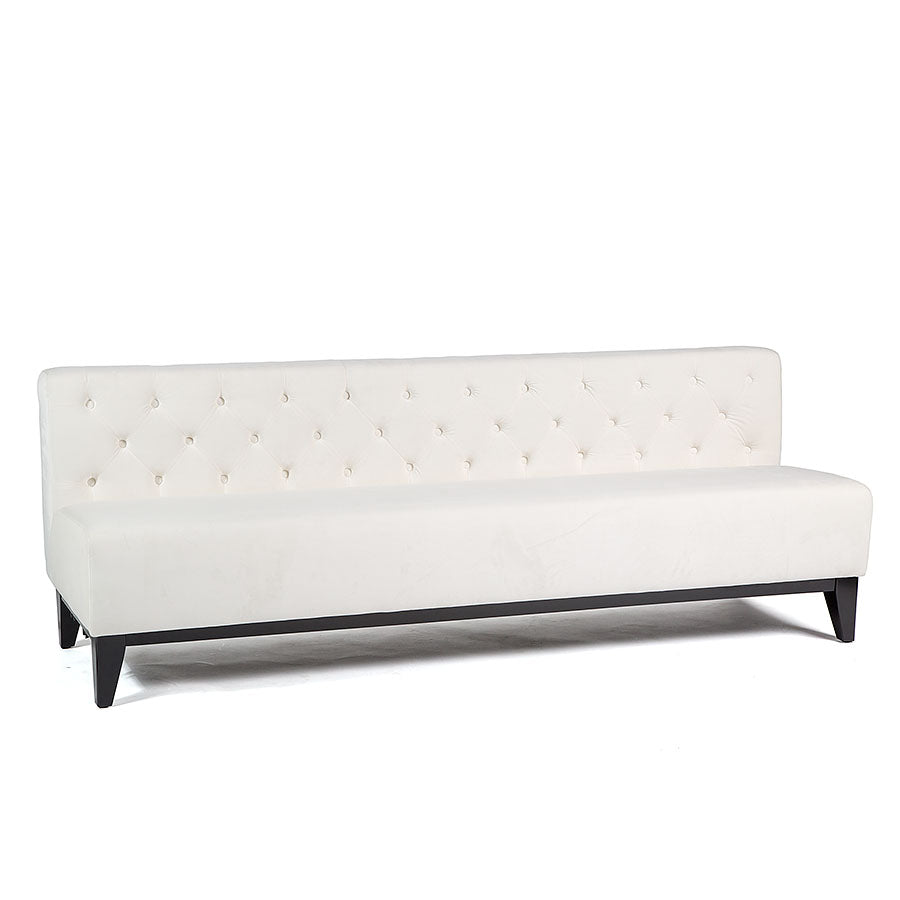 Lexington Armless Sofa White